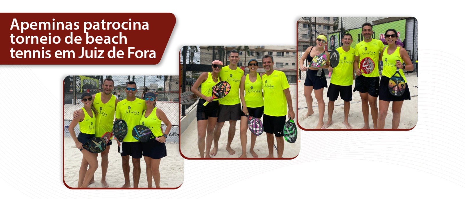 Capa - Apeminas patrocina torneio de beach tennis em Juiz de Fora